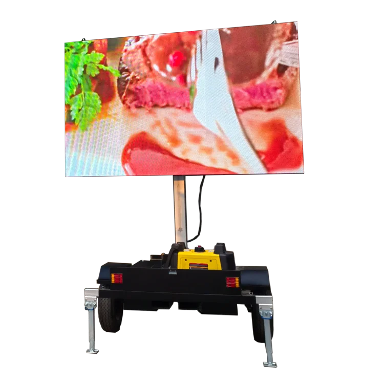 Moving Sign Outdoor Mobile Commercial Advertising Led Trailer Sign Billboard LED Screen Display
