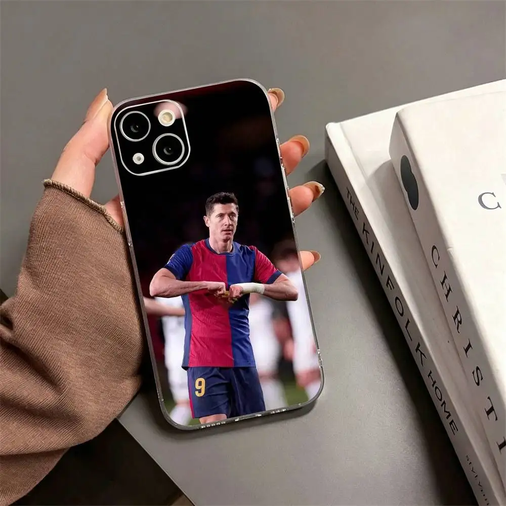 Фото Чехол для телефона Robert Lewandowski для iPhone 17, 16, 15, 14, 13, 12, 11 Plus, Pro Max, мягкий прозрачный чехол №2