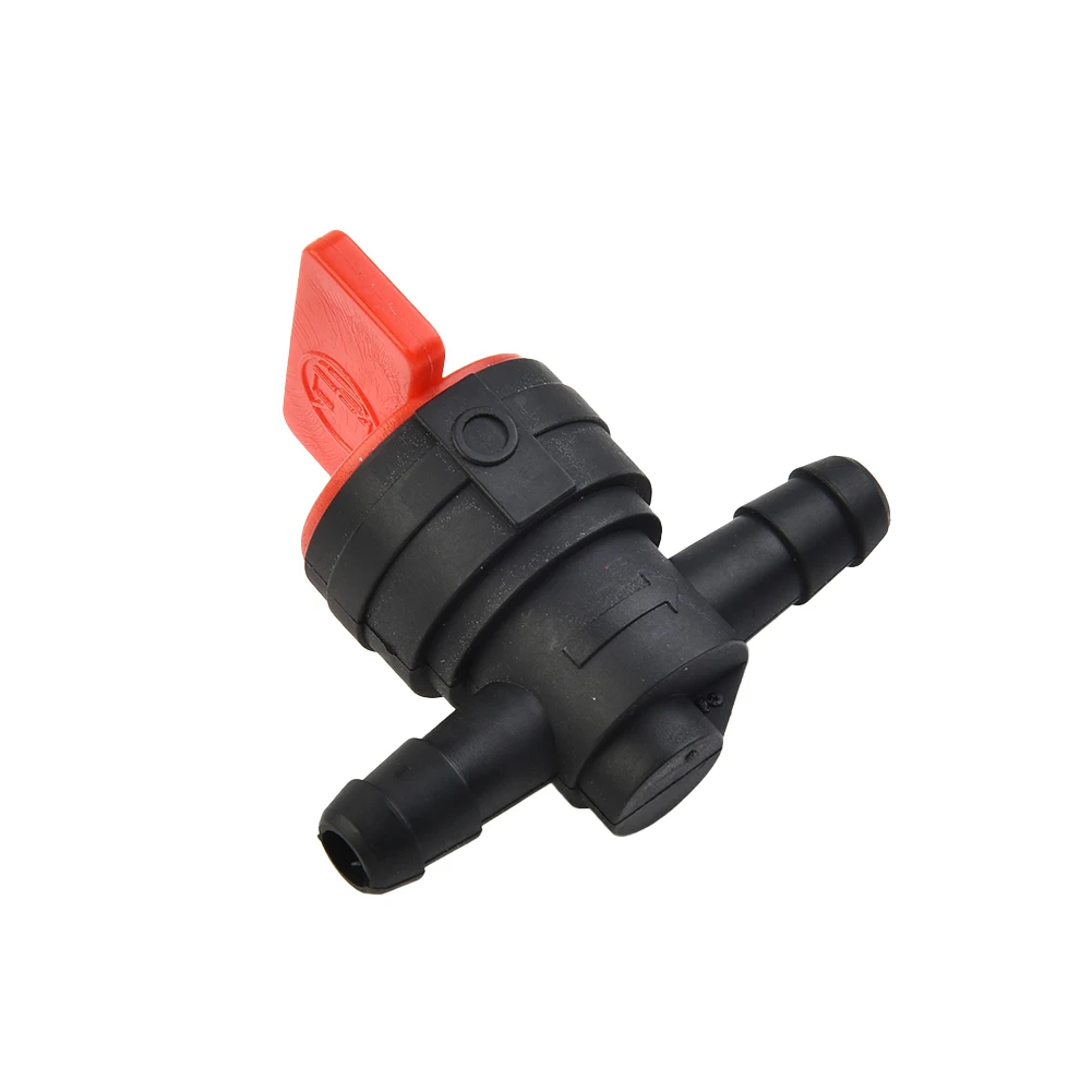 

Fuel Tap Fuel Switch Fuel Delivery Lawnmower Motorcycle Petcock Plastic Black & Red For 1/4inch ID Pipe Brand New