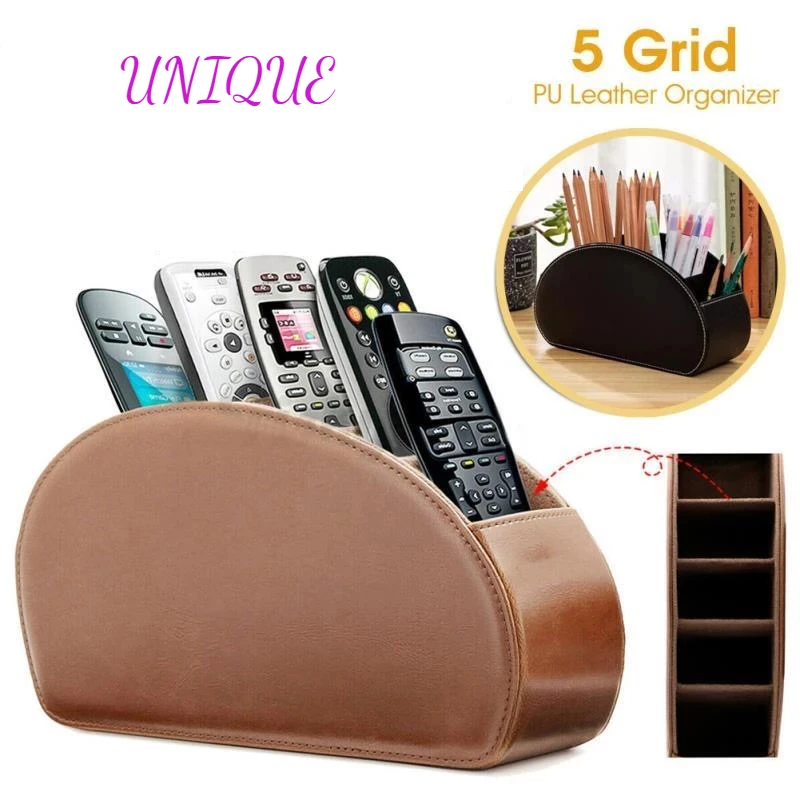 Control Phone And Tv Holder Desk Storage Box Cosmetics Brush