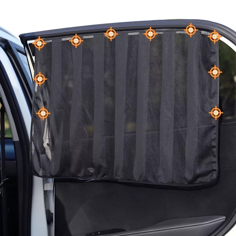 

Car Sun Shade UV Protection Car Curtain Car Window Sunshade Side Window Cover Sun Visor For Car Trunk Rv Travel Supplies