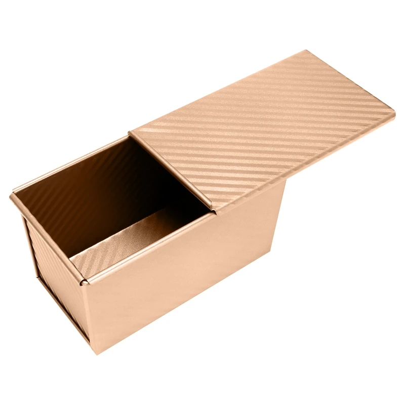 

Противень для выпечки Pullman с крышкой, противень для хлеба с крышкой, антипригарная прямоугольная Гофрированная коробка для тостов для духовки, полость для теста