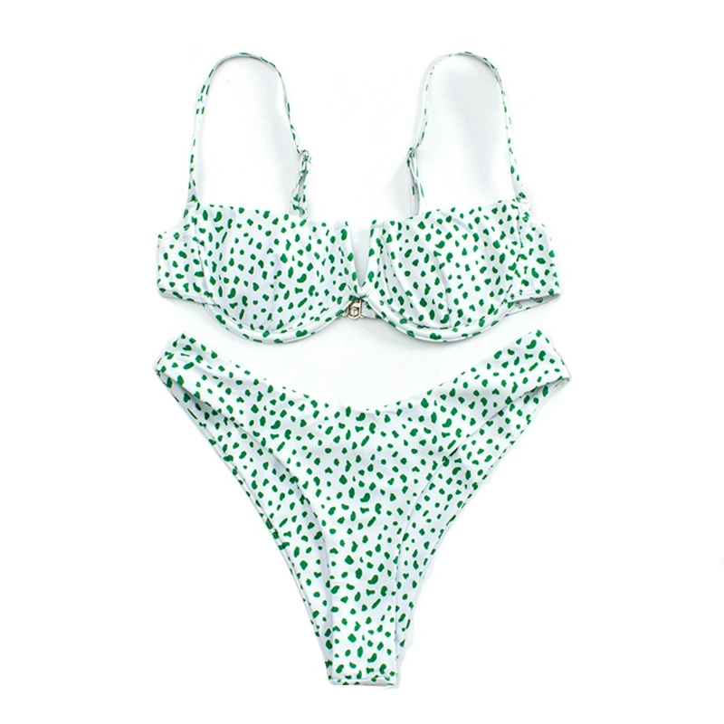 

Купальник-бикини, женский купальник, сексуальный комплект бикини в горошек, купальный костюм, пляжная одежда, бразильское летнее бикини