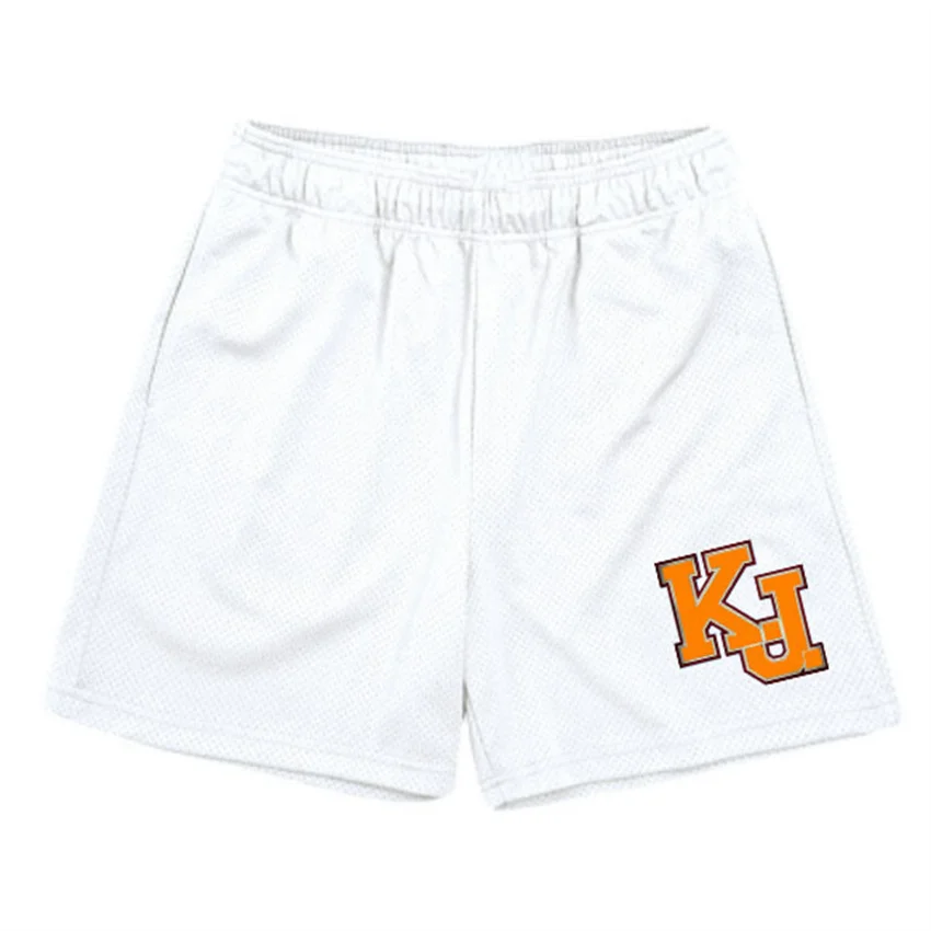 

European west coast trend men's shorts summer men's and women's sports breathable mesh casual pants