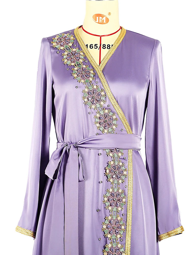 Autumn Women Muslim Abaya Dress Palace India Abayas Diamond Dubai Turkey Islam Morocco Kaftan Robe Longue Vestidos Largos 2022