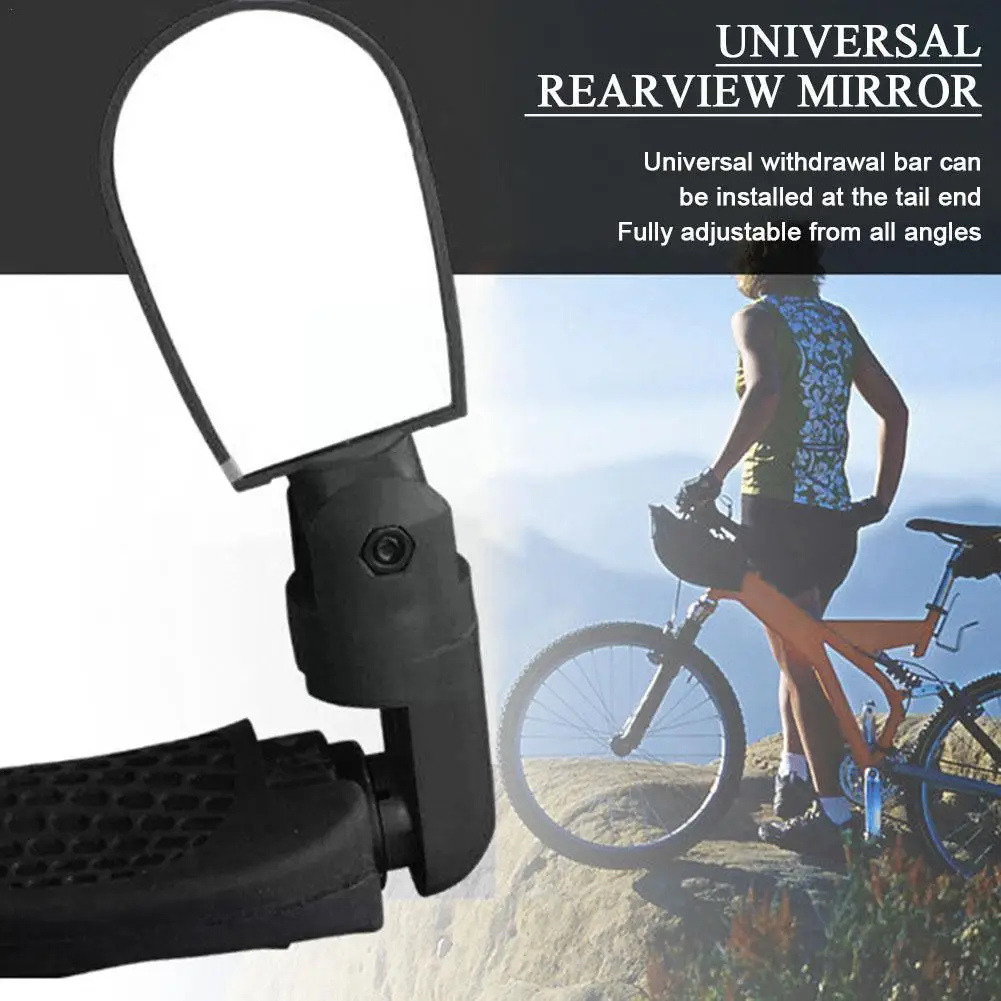 

Bicycle Rear View Mirror Cycling Rear View Mirror Bicycle Outdoor Cycling Accessories Cycling Reflector Handlebar Q4T7