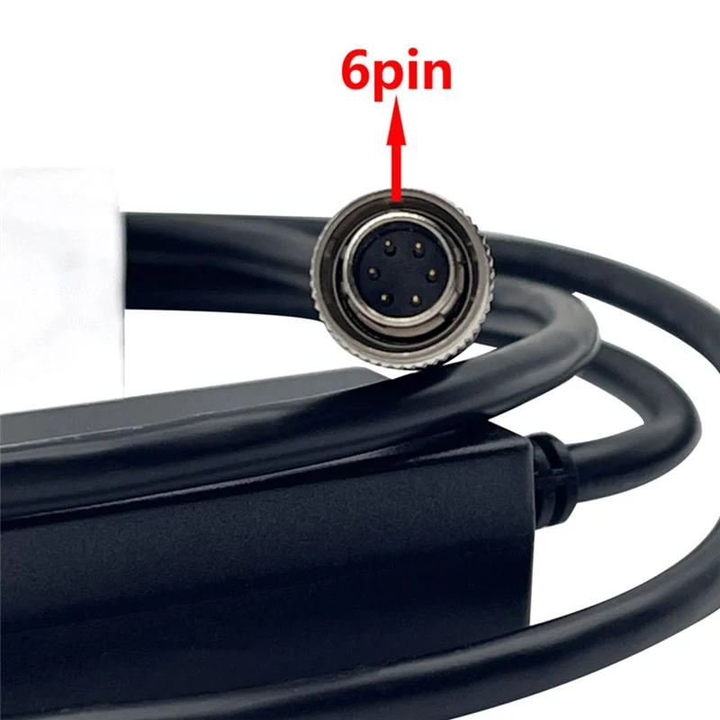 2 шт. новый USB-кабель для загрузки данных тахеометра Nikon 6-контактный кабель NIKON NPL
