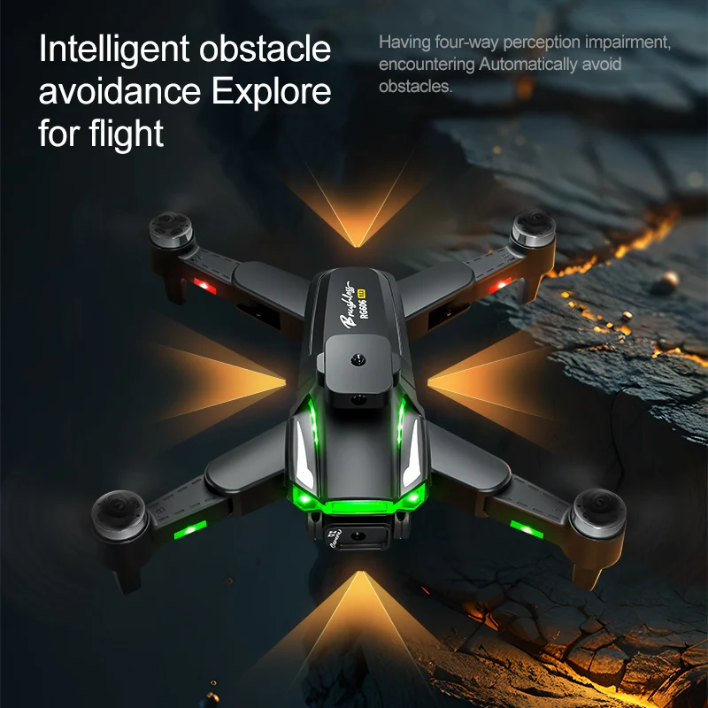 Новые популярные игрушки RG606MAX UAV GPS обход препятствий HD воздушный Квадрокоптер