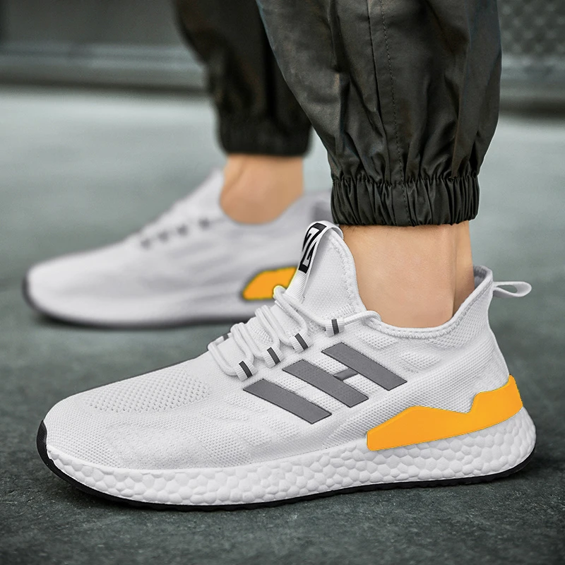 HIIGYL Running Shoes for Men Sneakers Breathable Men Casual Shoes Non-slip Male Loafers Lightweight Tenis Masculino Wholesale