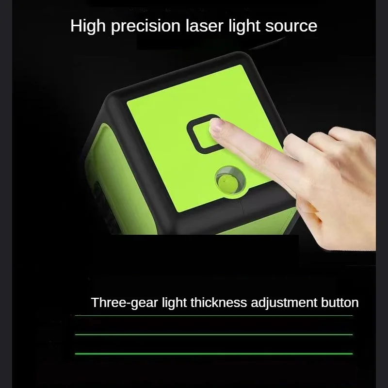 Мини-лазерный уровень 360° ° Горизонтальный и вертикальный крест автоматическое