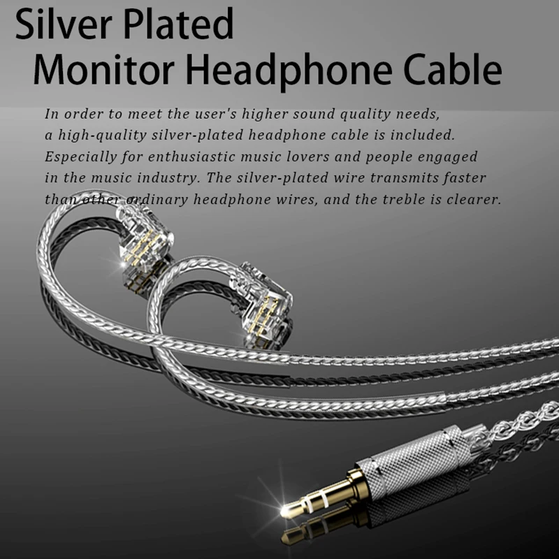 LAFITEAR 2DD+6BA Wired Earphone 2 Dynamic 6 Balanced Armature Hybrid Drive Headphone In Ear High Resolution Monitor HiFi Headset |