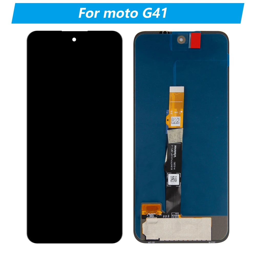 

Original Quality LCD Display For Motorola G41 Moto G41 LCD Display Touch Screen Glass Digitizer Assembly Replacement