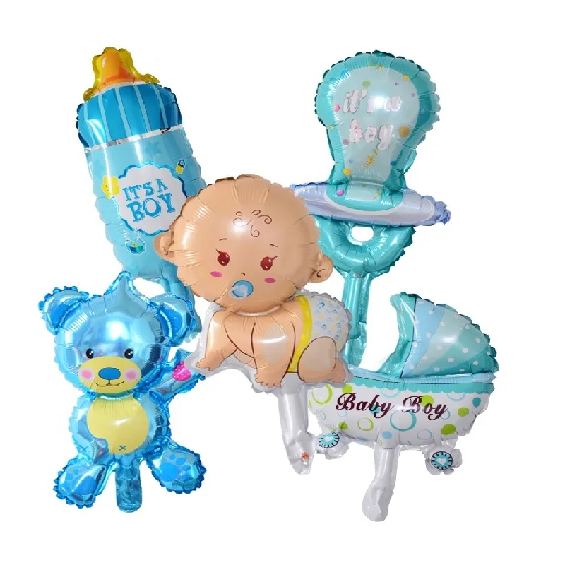 

Набор воздушных шаров для маленьких мальчиков, украшения для детского дня рождения, Детские воздушные шары из фольги, декор для маленьких д...