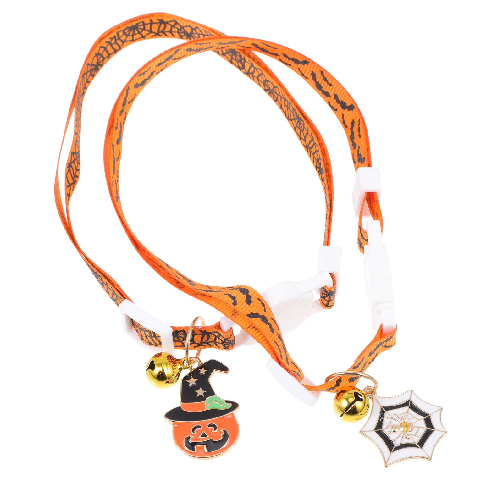 

2Pcs Theme Pet Collars Adjustable Cat Dog Costume Accessories