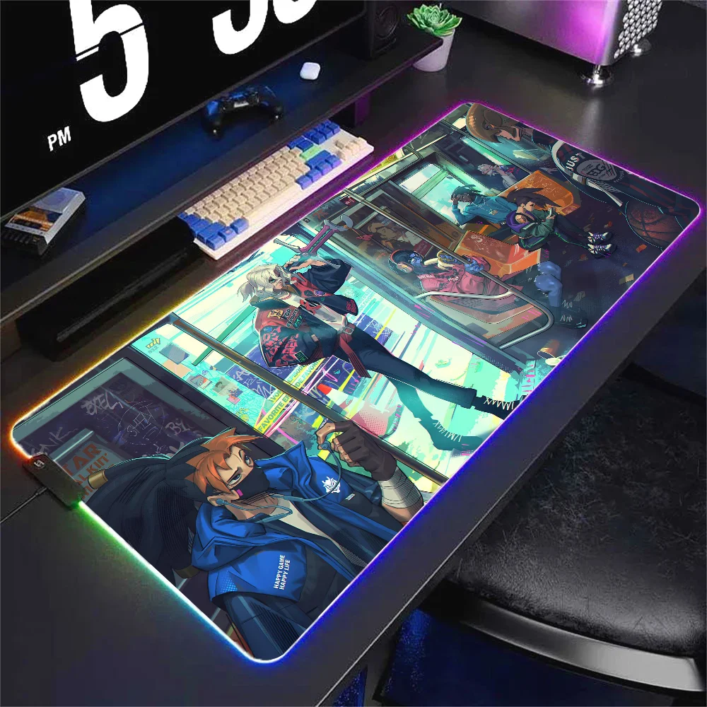 Коврик для мыши L-League of Legends XXL RGB игровые коврики HD черные аксессуары геймеров