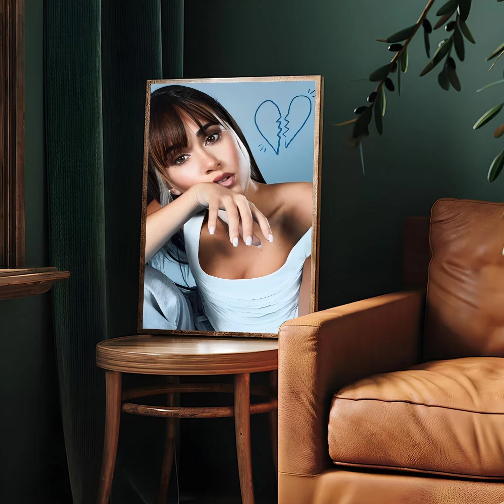 Aitana Ocanaes Singer Movie Sticky Posters Retro Kraft Paper Sticker DIY Room Bar Cafe Aesthetic Art Wall Painting