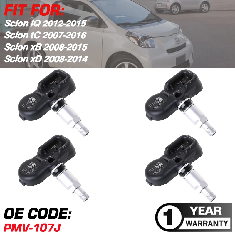 315 МГц датчик давления в шинах для Scion iQ 2012-2015 tC 2007-2016 xB 2008-2015 xD 2008-2014