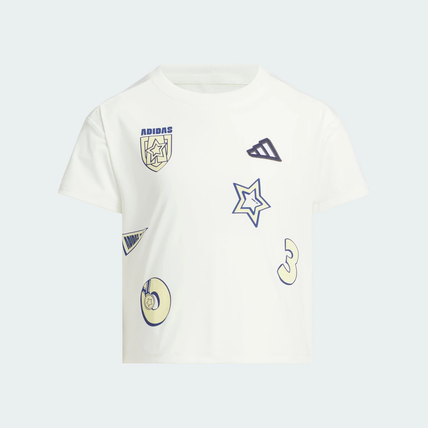 Фото Детская спортивная трикотажная футболка Adidas Authentic Summer Edition с узором JM3438 №1