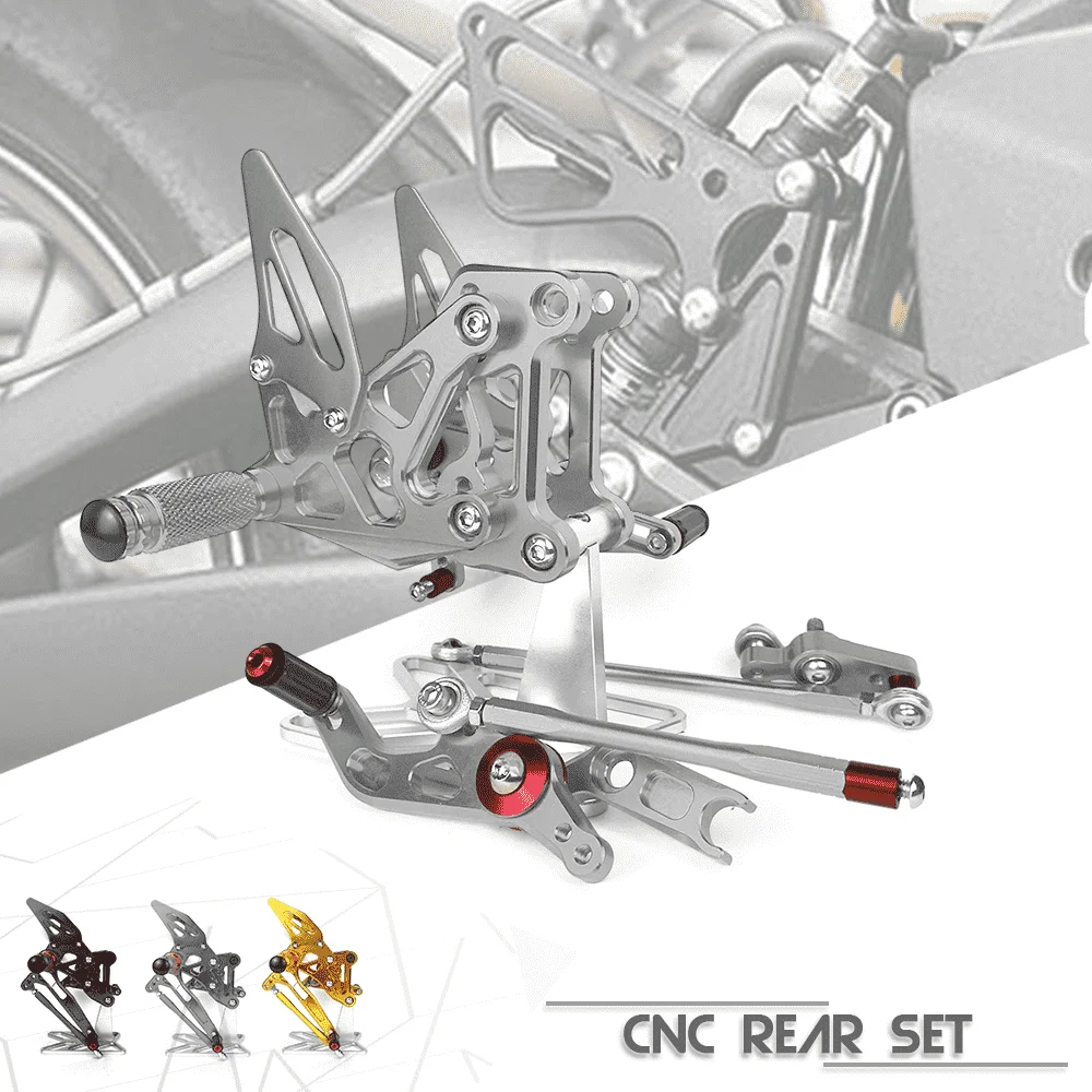 

CNC Aluminum Alloy Motorcycle Footrest Pedal Foot Peg Rearset Rear Set For MV Agusta F3 675 800 2012-2017