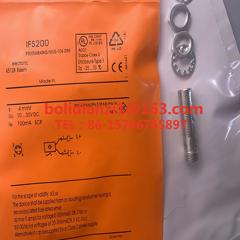 Оригинальный бесконтактный переключатель IFS204 IFS205 IFS212 IFS211 IFC204 Один год гарантии