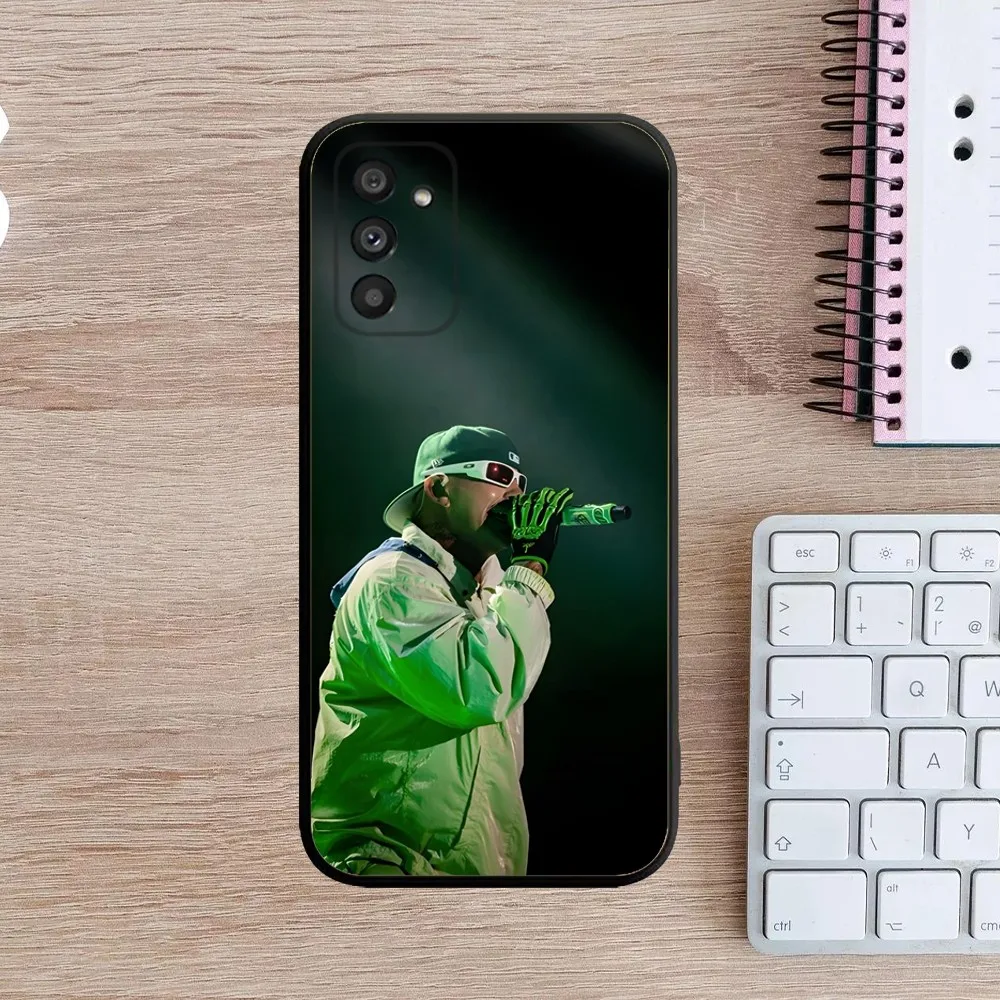 Чехол для телефона Singer F-Feid Ferxxo SIXDO Samsung Galaxy A13 A21s A22 A31 A32 A52 A53 A71 A80 A91 мягкий черный