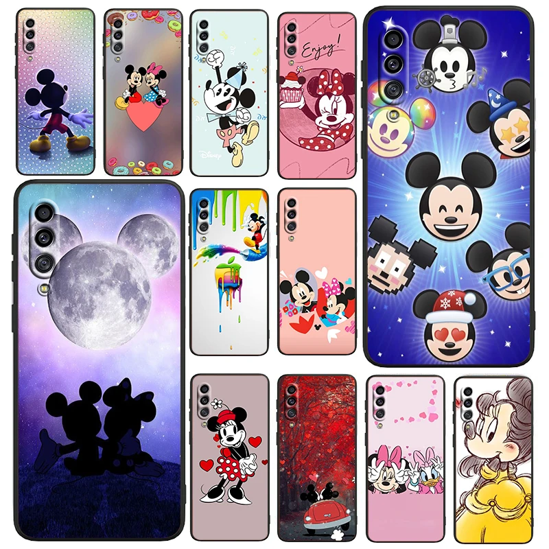 

MicMickey Mouse Cute Smart For Samsung Galaxy A90 A80 A70 S A60 A50S A30 S A40 S A2 A20E A20 S A10S A10 E Black Phone Case