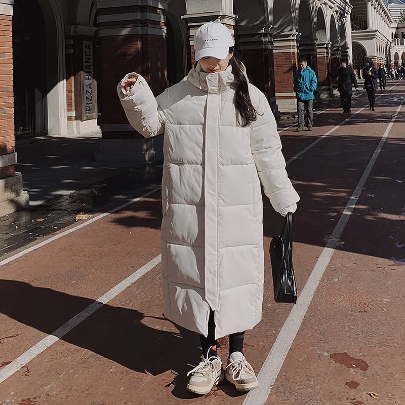 Winter Coat for Women New Parkas Jackets Korean Fashion Loose Long Oversize Bread Clothes Cotton Jacket Thickening Warm