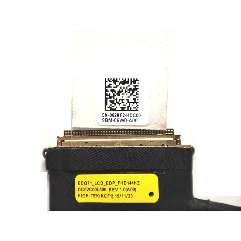 Новый кабель EDQ71 LCD EDP FHD 144 Гц DC02C00L500 для Dell Alienware M17 R2 62NF2