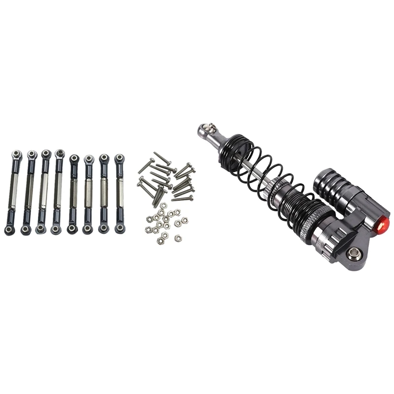 

1:10 Rc Crawler Hydraulic Shock Absorber Alloy Rc Shock Damper With Metal Tie Rod