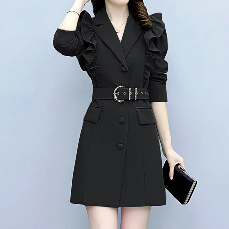 Женское платье в стиле ретро зеленое вечернее свободного покроя осень 2023