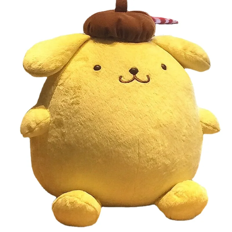 

Sanrio Pom Purin Sitting Large Cute Plush Doll Japanese Genuine Pillow Gift Kids Kawaii Sanrio Plush Merch Free Shipping Items