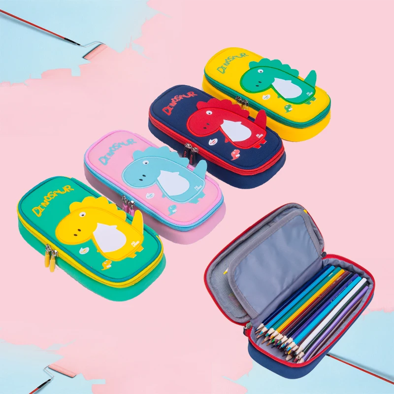 

DORIKYDS 3D Dinosaur Pencil Bag Cute Cartoon Pencil-box for School Students Stationery Pen Storage Bag Cute Kids Stationery