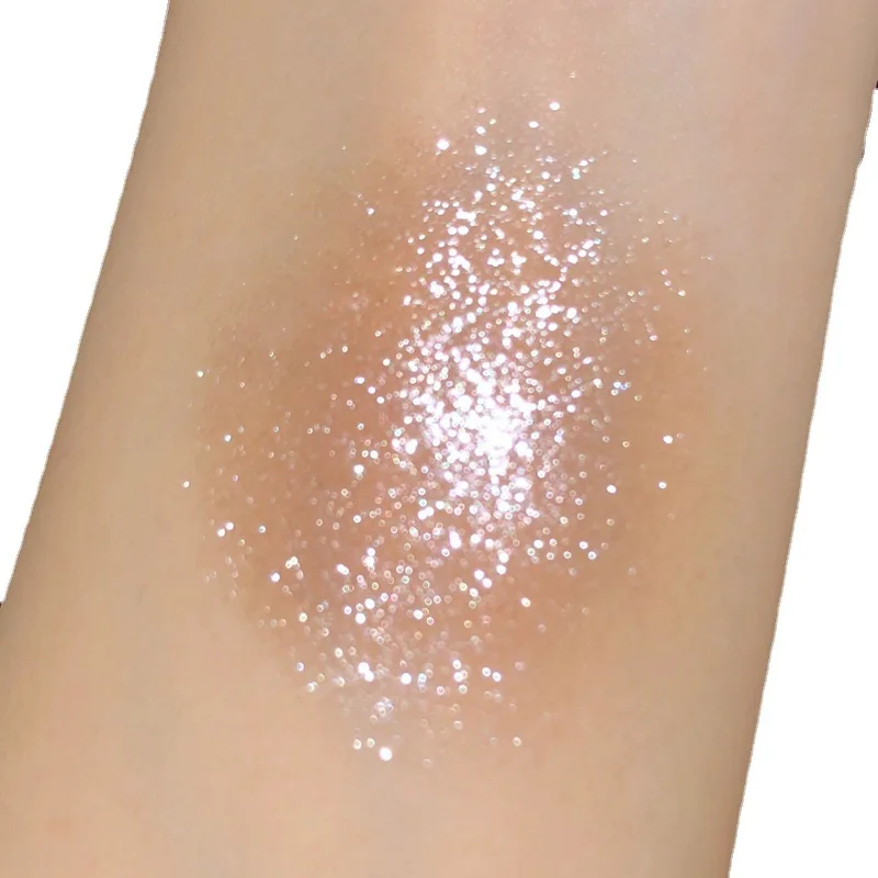 Блестящие легкие в использовании яркие тени для век стойкая косметика блестящее