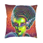 Наволочка в скандинавском стиле с изображением невесты Франкенштейна, декоративная квадратная наволочка с изображением героев мультфильма ужасы, научная фантастика, наволочка