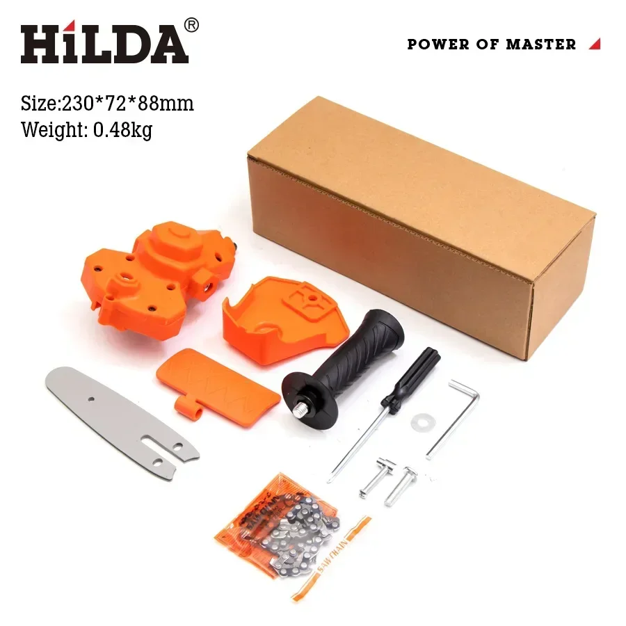 Электрическая цепная пила HILDA простая электрическая дрель для деревообработки