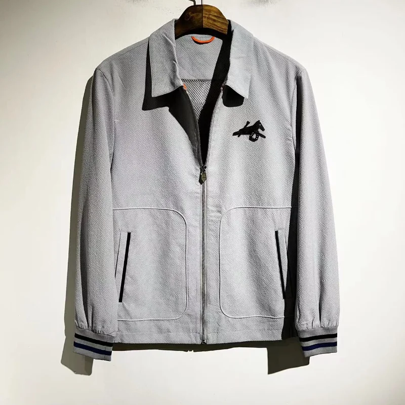 

2023ss 1:1 лучшего качества простые карманы куртка повседневная универсальная ветровка Techwear Traf уличная одежда пальто мужская одежда