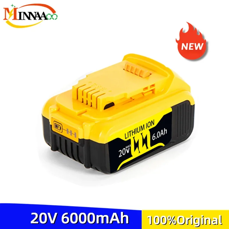 

2023 Upgrade for DeWalt 20V 6.0Ah 8.0Ah 12.0Ah DCB200 Replacement Li-Ion Battery, DCB205 DCB201 DCB203 Power Tool Battery
