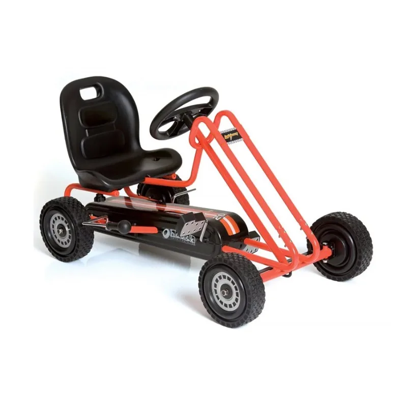 

Pedal Go Kart Car Ride-on Toy with Adjustable Seat