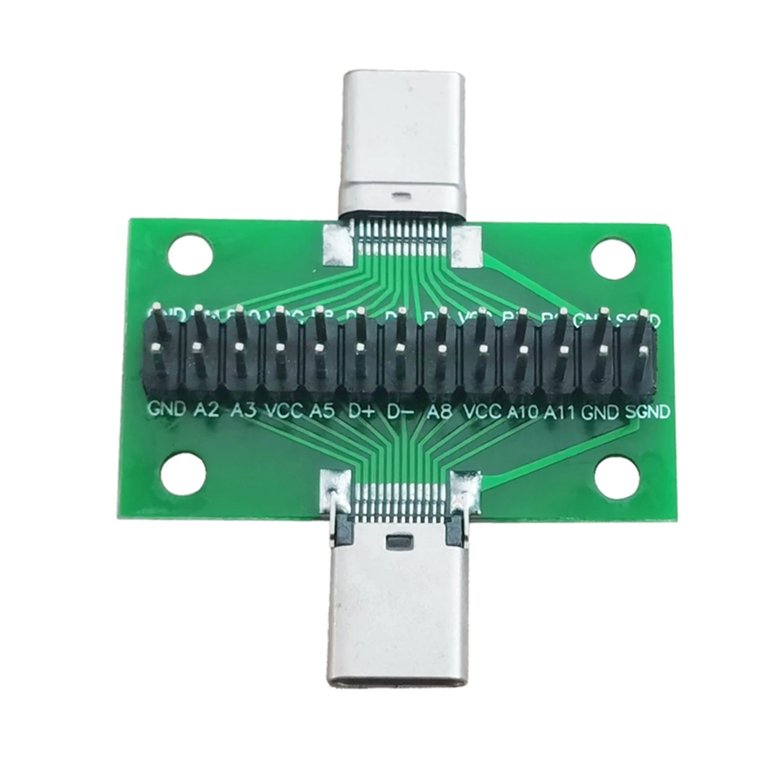 Фото Тестовая печатная плата типа C, универсальная плата с портом USB 3.1, тестовая плата 20,6X36,2 мм с контактами №1
