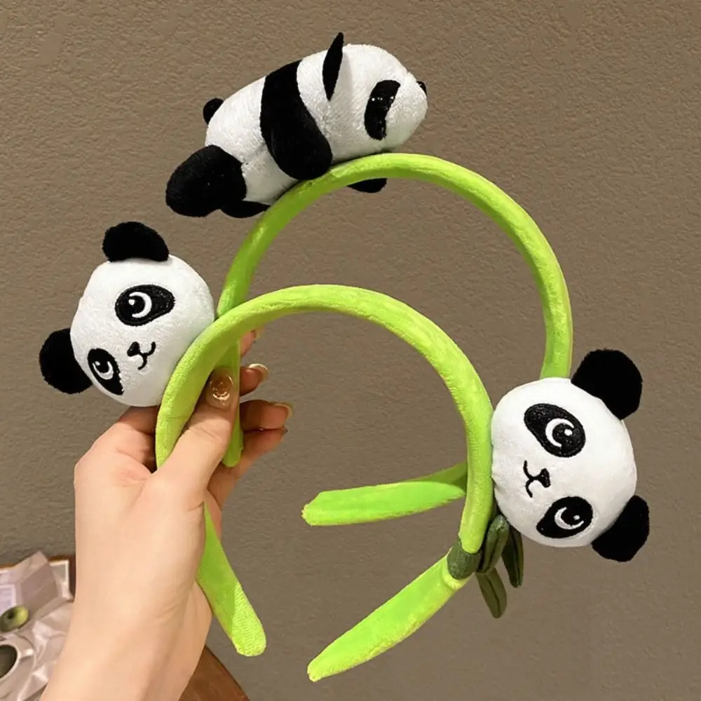 

Cute Cartoon Panda Hair Hoop For Women Girl Korean Style Headband Ladies Wash Face Make Up Headwear Kawaii Hair Accessories