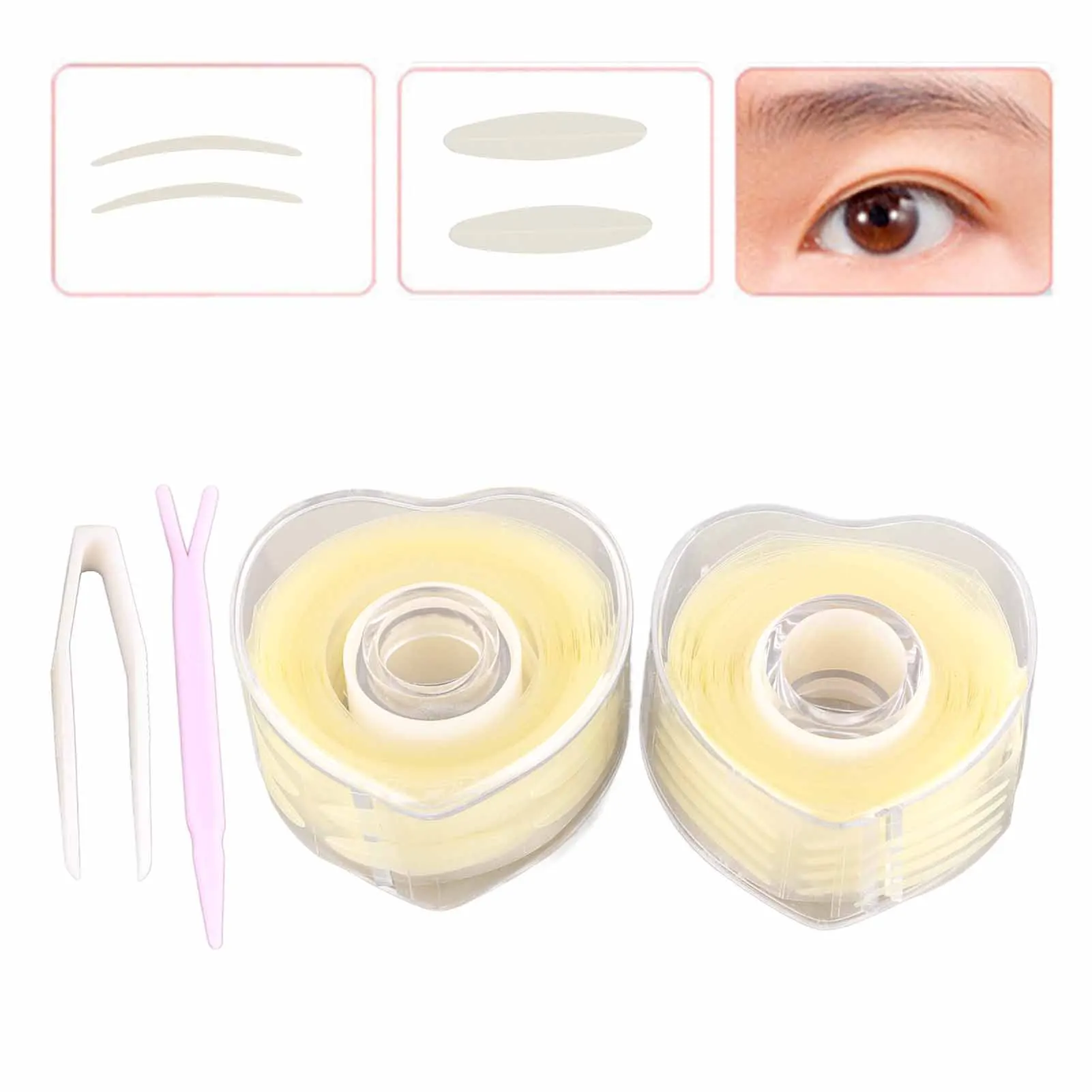 1200 шт. двойная лента для век невидимая Самоклеящаяся Двойная полоска века