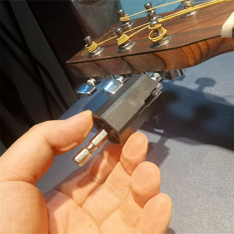 Практичная намоточная головка для гитарных струн 1 шт. электрическая дрель