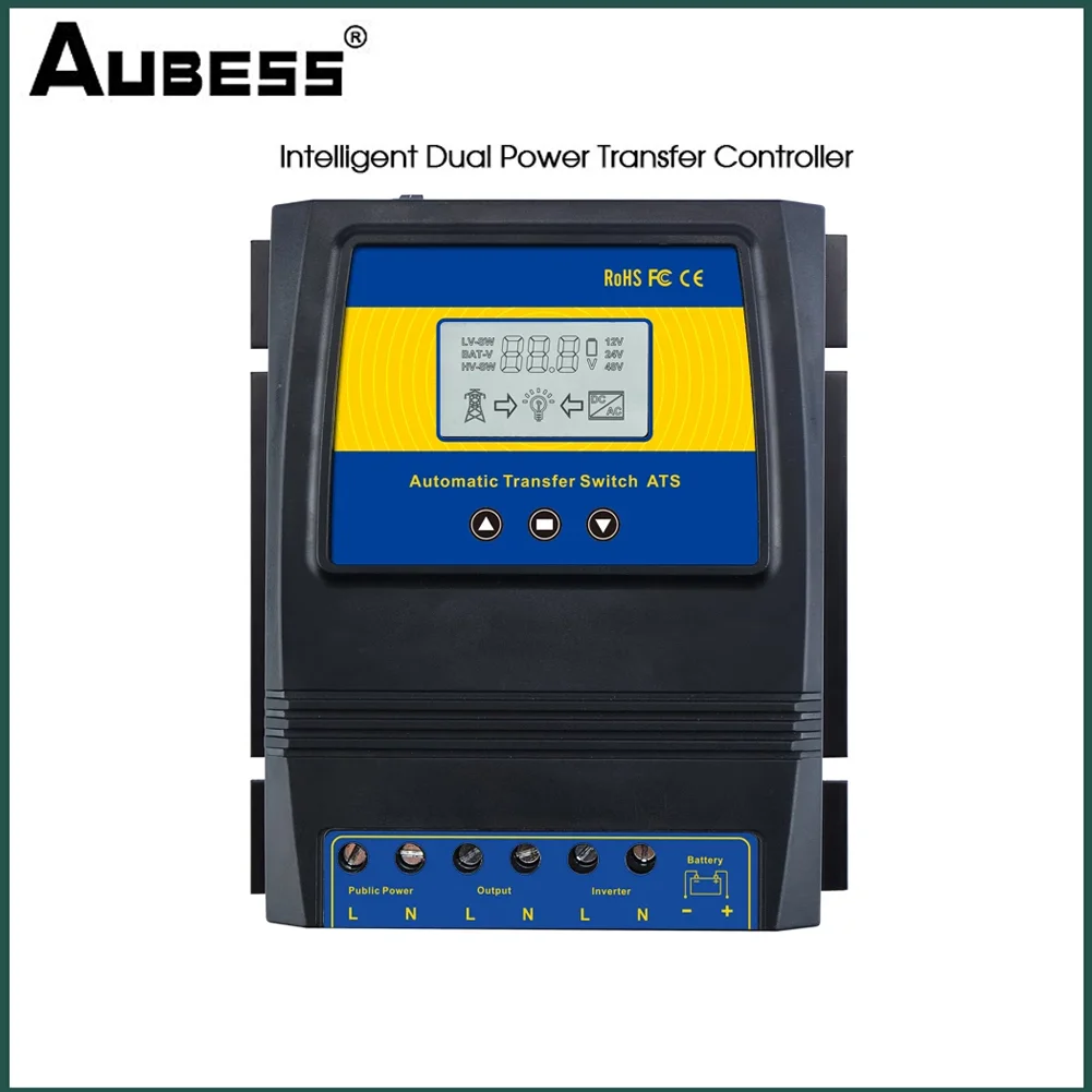 Контроллер зарядки автоматический с двойной передачей для солнечно-ветряных