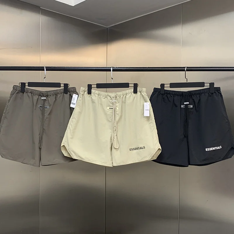 

3M Reflection Letter Sorts Men Women i Quality Beac Sorts Outdoor Wear ip op Streetwear Sport Sorts