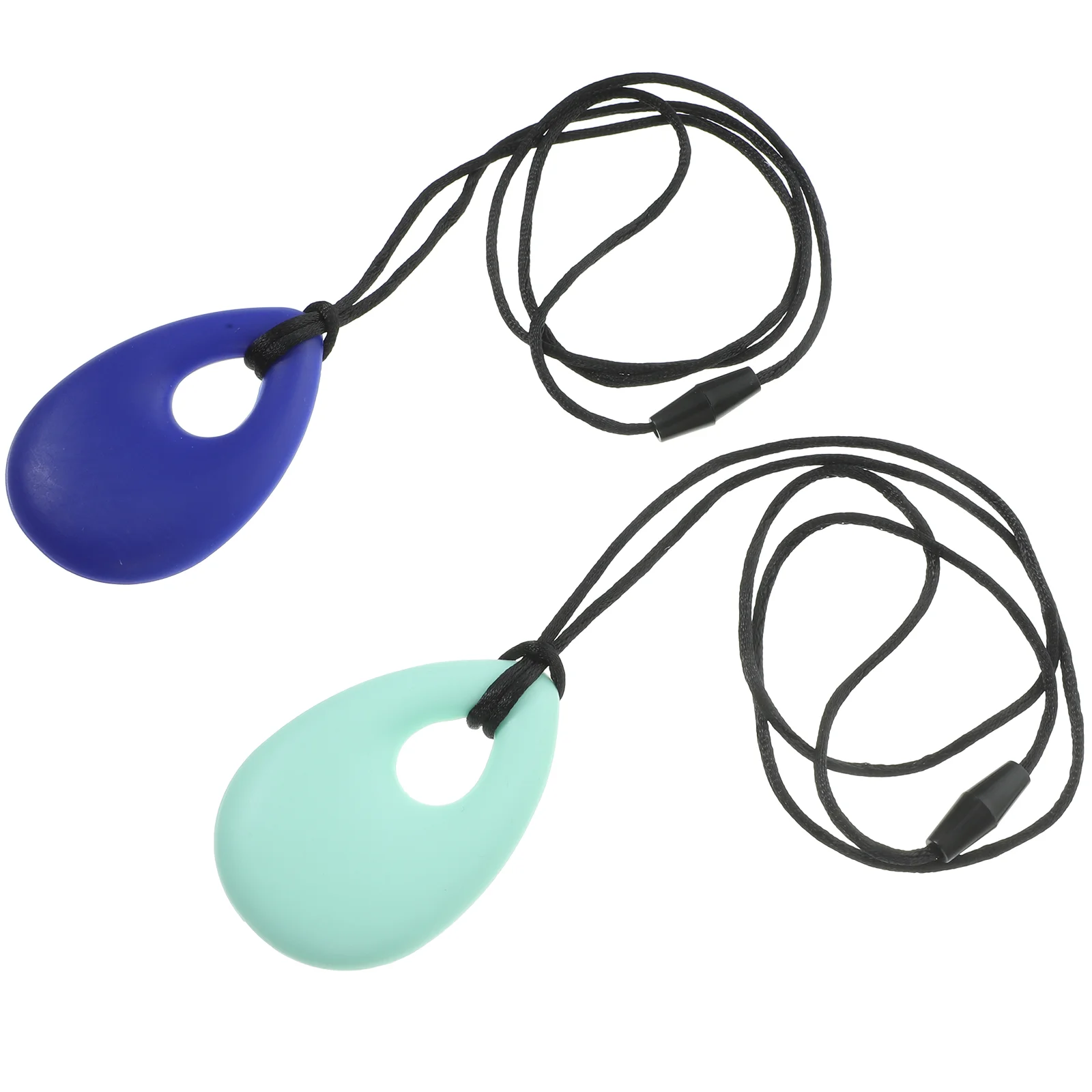 

Silicone Necklace Autism Biting Sensory Pendant Chew Jewelry Chewing Kids Choker