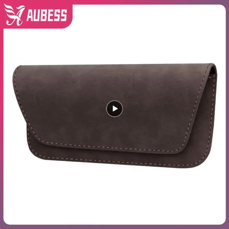 

Sheep Suede Sunglasses Storage Clip Multifunctional Car Glasses Clip Universal Portable Eyeglass Case Car Supplies Practical