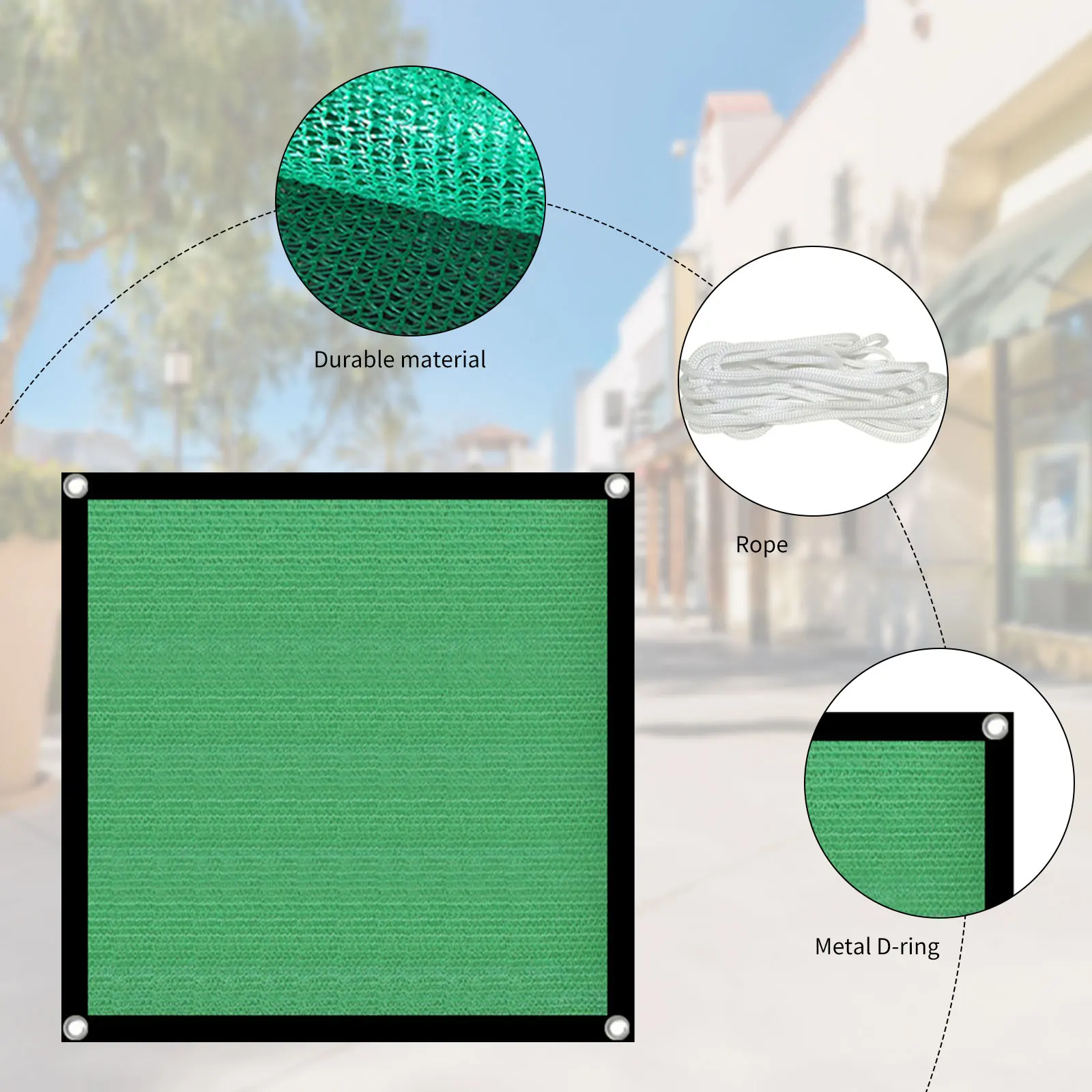 Солнцезащитный навес защита от солнца тент для паруса кемпинга ткань наружного
