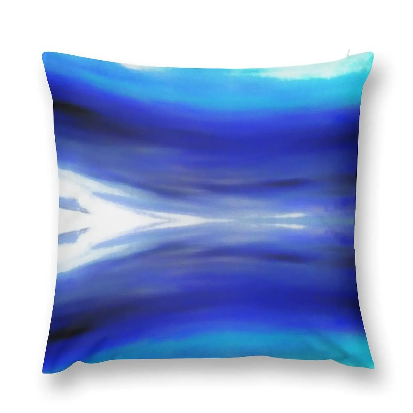 Сине-белая абстрактная подушка Jean Tippens чехлы для подушек гостиной