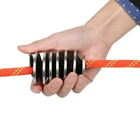 comfortable solid color compact portable outdoor rope brush for hiking rope cleaning brush rope washing brush