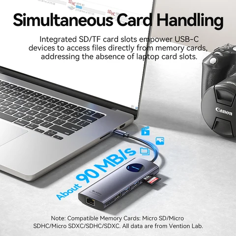 Vention 10-в-1 USB-C док-станция